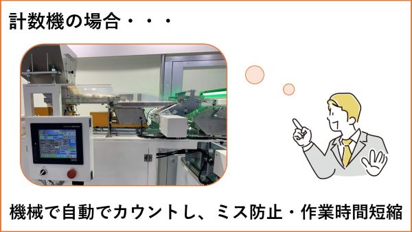 計数機でのカウント